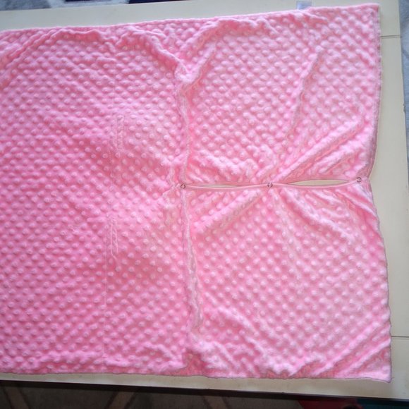 Infant Baby Carseat Canopy Nursing Cover for Breastfeeding Blanket Minky Fabric - Picture 5 of 6